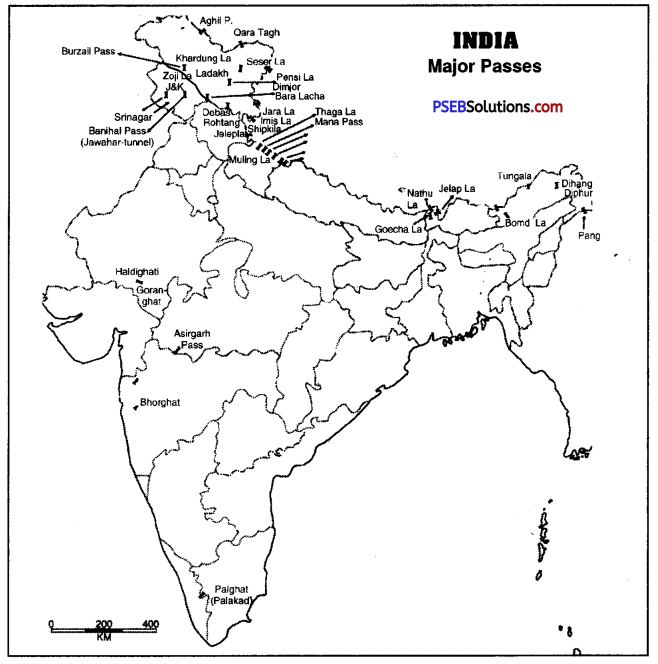 PSEB 9th Class SST Solutions Geography Chapter 2a India Physiographic Units 1