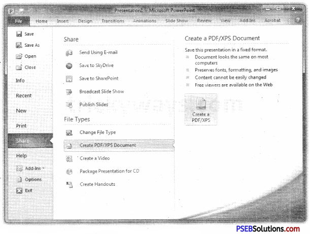 PSEB 10th Class Computer Notes Chapter 1 Office Tools Notes 23