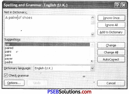 PSEB 10th Class Computer Science Solutions Chapter 1 Office Tools 4