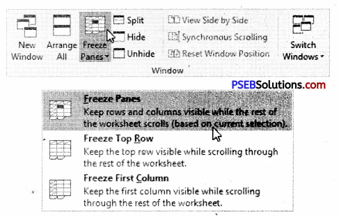 PSEB 9th Class Computer Notes Chapter 2 MS Excel Part-II 54