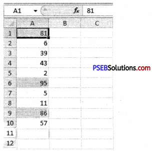 PSEB 9th Class Computer Solutions Chapter 1 MS Excel Part-I Img 8