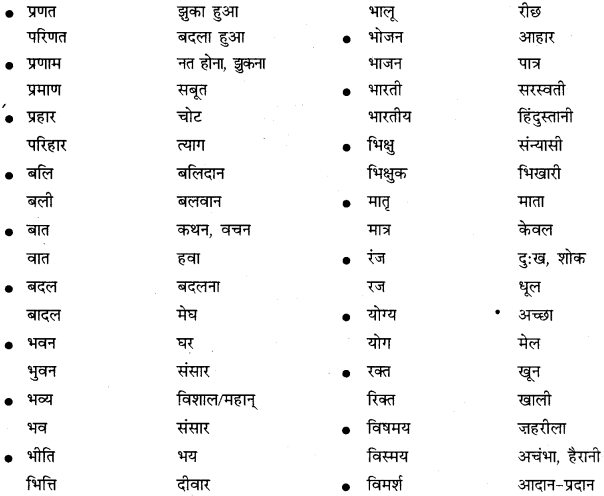PSEB 10th Class Hindi Vyakaran समरूपी भिन्नार्थक शब्द 8
