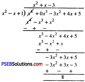 PSEB 10th Class Maths Solutions Chapter 2 Polynomials Ex 2.3 2