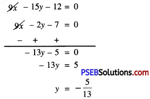 PSEB 10th Class Maths Solutions Chapter 3 Pair of Linear Equations in Two Variables Ex 3.4 3