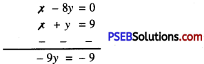 PSEB 10th Class Maths Solutions Chapter 3 Pair of Linear Equations in Two Variables Ex 3.4 8