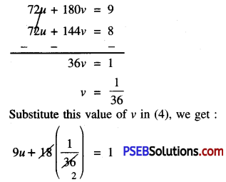 PSEB 10th Class Maths Solutions Chapter 3 Pair of Linear Equations in Two Variables Ex 3.6 11