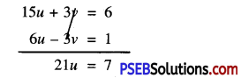 PSEB 10th Class Maths Solutions Chapter 3 Pair of Linear Equations in Two Variables Ex 3.6 3