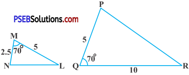 PSEB 10th Class Maths Solutions Chapter 6 Triangles Ex 6.3 4