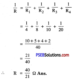 PSEB 10th Class Science Important Questions Chapter 12 Electricity 11