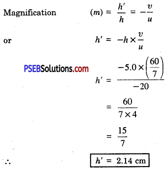 PSEB 10th Class Science Solutions Chapter 10 Light Reflection and Refraction 10