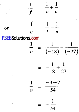 PSEB 10th Class Science Solutions Chapter 10 Light Reflection and Refraction 11