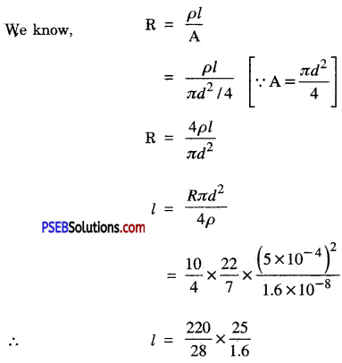 PSEB 10th Class Science Solutions Chapter 12 Electricity 4