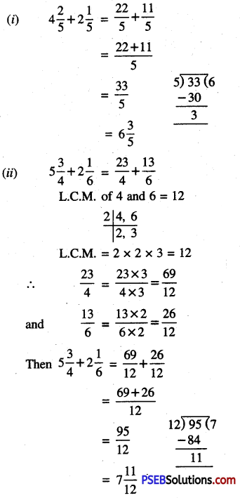 PSEB 6th Class Maths Solutions Chapter 5 Fractions Ex 5.5 16
