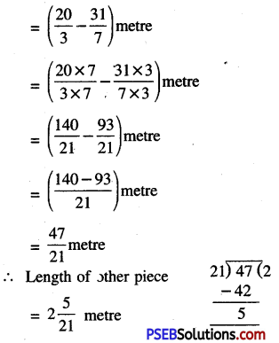 PSEB 6th Class Maths Solutions Chapter 5 Fractions Ex 5.5 27