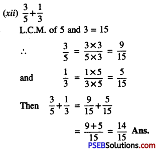 PSEB 6th Class Maths Solutions Chapter 5 Fractions Ex 5.5 7