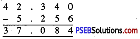 PSEB 6th Class Maths Solutions Chapter 6 Decimals Ex 6.4 6