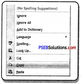 PSEB 7th Class Computer Notes Chapter 4 Microsoft Word Part-II 4