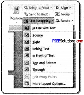 PSEB 7th Class Computer Notes Chapter 5 Microsoft Word Part-III 9