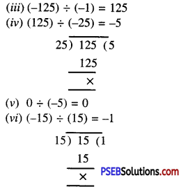 PSEB 7th Class Maths Solutions Chapter 1 Integers Ex 1.4 2