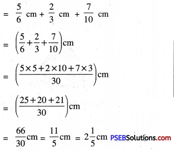 PSEB 7th Class Maths Solutions Chapter 2 Fractions and Decimals Ex 2.1 5a