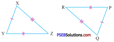 PSEB 7th Class Maths Solutions Chapter 7 Congruence of Triangles Ex 7.1 3