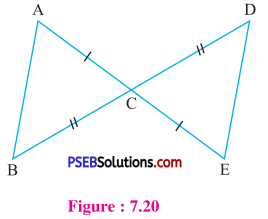 PSEB 7th Class Maths Solutions Chapter 7 Congruence of Triangles Ex 7.2 9