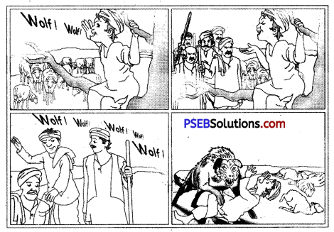PSEB 9th Class English Reading Comprehension Unseen Picture Poster Based 6