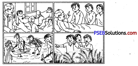 PSEB 9th Class English Reading Comprehension Unseen Picture Poster Based 7