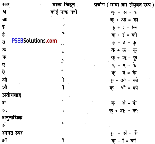 PSEB 9th Class Hindi Vyakaran वर्ण 3
