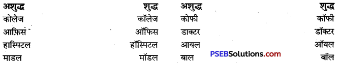 PSEB 9th Class Hindi Vyakaran वर्तनी 24