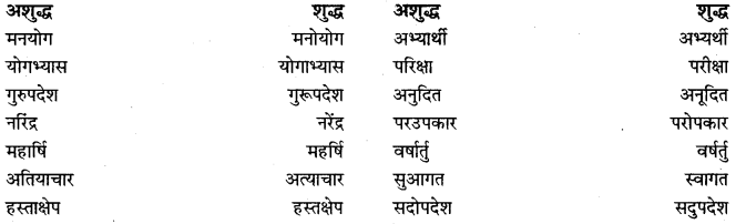 PSEB 9th Class Hindi Vyakaran वर्तनी 31