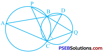 PSEB 9th Class Maths Solutions Chapter 10 Circles Ex 10.5 9