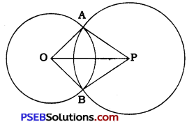 PSEB 9th Class Maths Solutions Chapter 10 Circles Ex 10.6 1