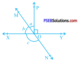 PSEB 9th Class Maths Solutions Chapter 6 Lines and Angles Ex 6.1 2