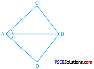 PSEB 9th Class Maths Solutions Chapter 7 Triangles Ex 7.1 1