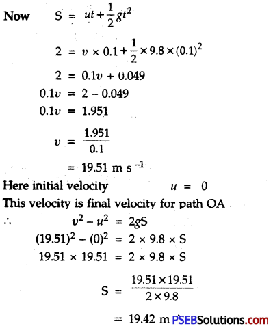 PSEB 9th Class Science Important Questions Chapter 10 Gravitation 17