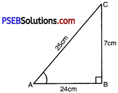 PSEB 10th Class Maths Solutions Chapter 8 Introduction to Trigonometry Ex 8.1 1