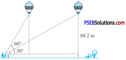 PSEB 10th Class Maths Solutions Chapter 9 Some Applications of Trigonometry Ex 9.1 17