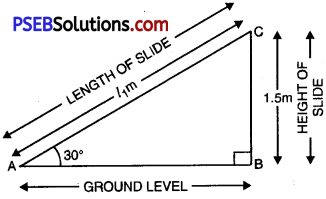 PSEB 10th Class Maths Solutions Chapter 9 Some Applications of Trigonometry Ex 9.1 4