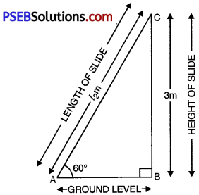 PSEB 10th Class Maths Solutions Chapter 9 Some Applications of Trigonometry Ex 9.1 5