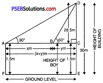 PSEB 10th Class Maths Solutions Chapter 9 Some Applications of Trigonometry Ex 9.1 8