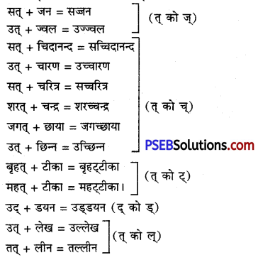 PSEB 11th Class Hindi व्याकरण सन्धि और सन्धिच्छेद Img 1