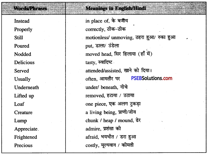 PSEB 6th Class English Solutions Chapter 1 The Farmhouse Cows 6