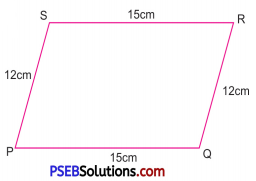 PSEB 6th Class Maths Solutions Chapter 12 Perimeter and Area Ex 12.1 3