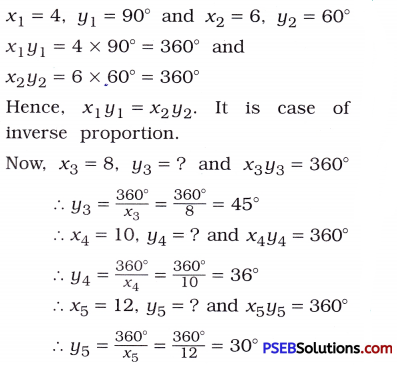 PSEB 8th Class Maths Solutions Chapter 13 Direct and Inverse Proportions Ex 13.2 3.1