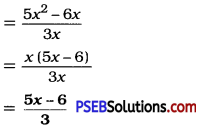 PSEB 8th Class Maths Solutions Chapter 14 Factorization Ex 14.3 6