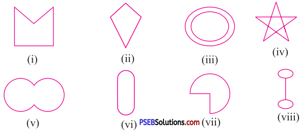 PSEB 8th Class Maths Solutions Chapter 3 Understanding Quadrilaterals Ex 3.1 1