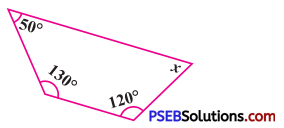 PSEB 8th Class Maths Solutions Chapter 3 Understanding Quadrilaterals Ex 3.1 4