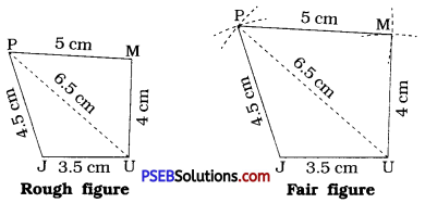 PSEB 8th Class Maths Solutions Chapter 4 Practical Geometry Ex 4.1 2