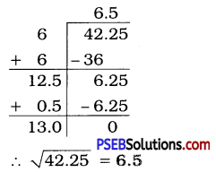PSEB 8th Class Maths Solutions Chapter 6 Squares and Square Roots Ex 6.4 16